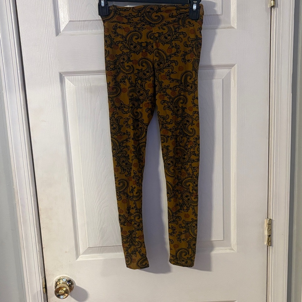 LuLaRoe Kids Leggings in Brown and Black
